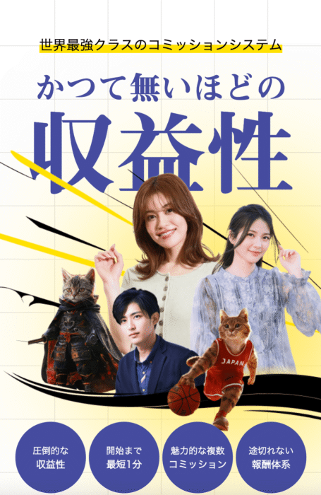 AIアバターアフィリエイト