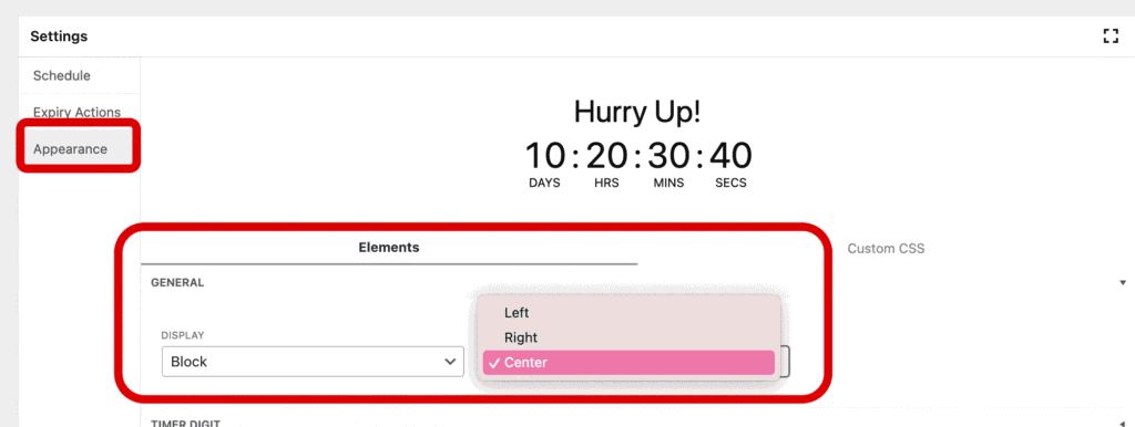 WordPressプラグイン「HurryTimer」