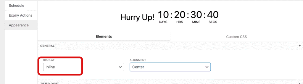 WordPressプラグイン「HurryTimer」