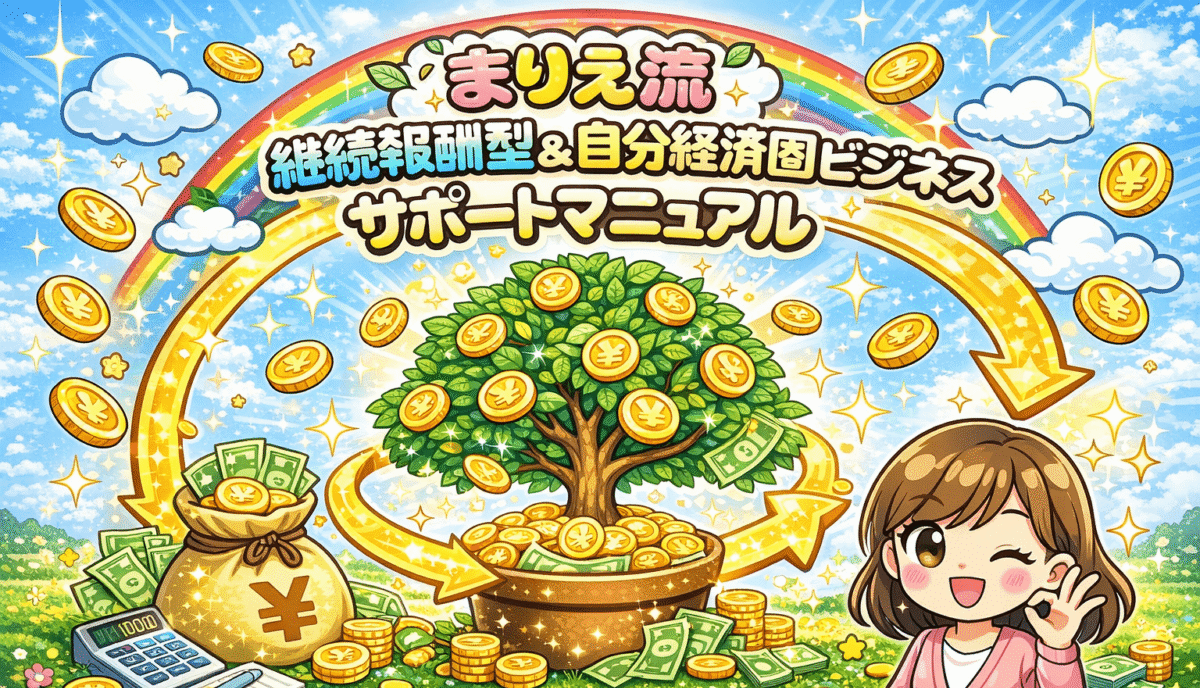 まりえ流 継続報酬型＆自分経済圏ビジネス サポートマニュアル